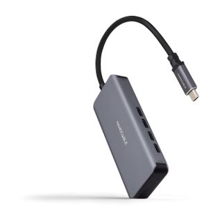Nanocable 10.16.4504 Hub & Concentrateur Usb 3.2 Gen 1 (3.1 Gen 1) Type-c 5000 Mbit/s Gris