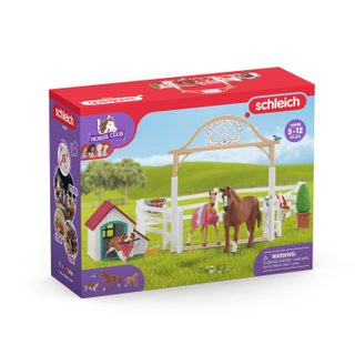 Chevaux invités d'Hannah avec chienne Ruby - Horse club - 42458 SCHLEICH