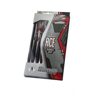 Fléchettes Harrows Ace 16g Rouge Caoutchouc