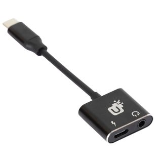 Inovu Adaptateur Usb-c Vers Jack 3.5 Mm Avec Charge Usb-c Jusqu'à 60w Et Haute Qualité Audio