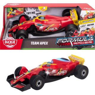 Voiture Jouet Dickie Formula Racer Team Apex Avec Lumière Et Son