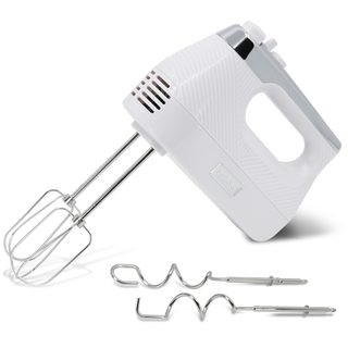 Elegance Batteur Electrique Cuisine Mixeur Spécial Pâtisserie 5 Vitesses + Turbo Briebe Hm1174wht Blanc 400w