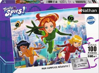 Puzzle Ravensburger Les Totally Spies En Mission 100 Pièces Multicolor Bois