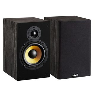Enceinte Bibliothèque Davis Hera 50 2 Voies 60 W Noir Bois