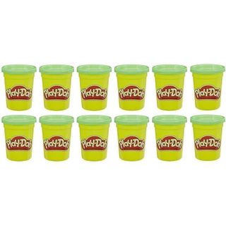 Play-doh - Pâte A Modeler - 12 Pots De 112g - Vert