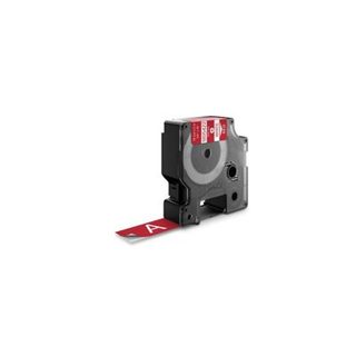 Dymo Schriftband Vinyl White Red (1805422)