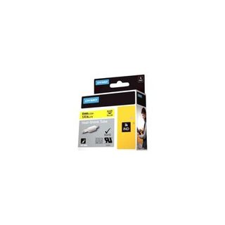 DYMO RhinoPRO manchon thermoretractable noir jaune 6 a 3,2 mm 1,5 m