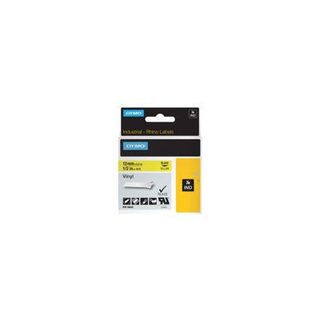 Dymo RhinoPRO Vinyl permanenter Klebstoff Black Yellow (18432)