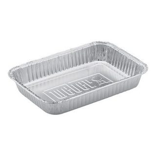10 barquettes en aluminium petit modèle Weber