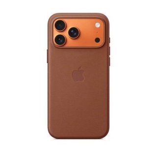 Coque iPhone 17 Pro Max Apple TechWoven MagSafe Sienna texturee