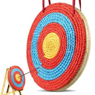 VEVOR Cible de Tir à l'Arc Cible de Paille Traditionnelle Faite à la Main 50,8cm