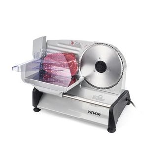 VEVOR Trancheuse Électrique Coupe Viande 200 W Lame Tranchante de 190 mm Maison