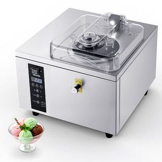 VEVOR Sorbetière 500 W - Turbine à glace dure 5 L/h, cylindre inox 2,8 L, affichage LED