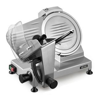 VEVOR SY-250A Trancheuse électrique 240 W, lame 250 mm, épaisseur 0-12 mm pour viande