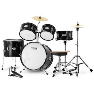 VEVOR Kit batterie enfants, 406 mm, 5 pièces. Toms, caisse claire, cymbales.