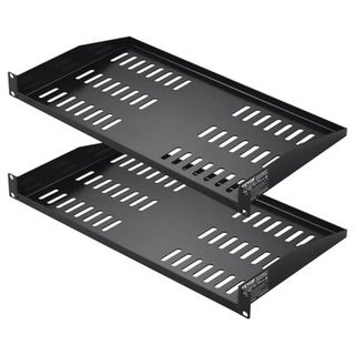 VEVOR Étagère rack 1U, 2 pcs, charge 22,68 kg.