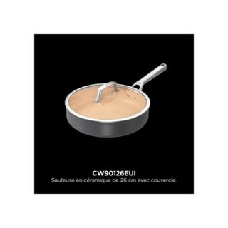 Poele sauteuse NINJA ExtendedLife Ceramique 26 cm CeramicLock avec couvercle