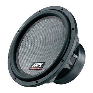 MTX TX815 Subwoofer voiture HighEnd 38cm 2000W RMS 2O châssis alu bobine 3 pour caisson clos ou reflex membrane fibre