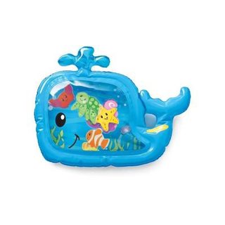 Infantino - Tapis eau sensoriel - 6 figurines flottantes - pour bebe 3 mois+