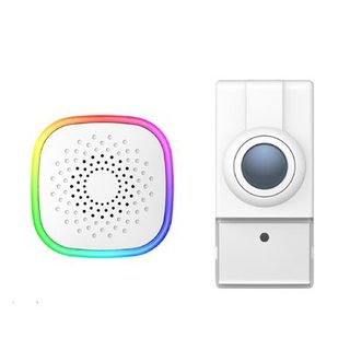 Carillon USB avec Flash LED Multi couleur et bouton de sonnette sur piles