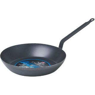 Poêle tôle bleue 28cm De Buyer 5020.28 coupe lyonnaise