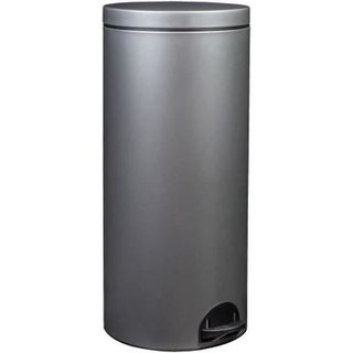 POUBELLE ELORA 30L GRIS METAL ROSSIGNOL - 90231