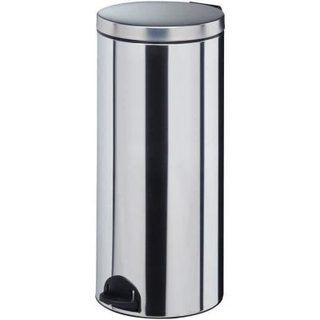 ROSSIGNOL - Poubelle Elora 30l inox brillant