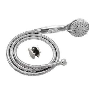 Douchette STOP'O 3 jets EDOUARD ROUSSEAU chromée avec flexible extensible 1,5-2 m