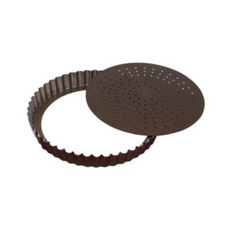Tourtière ronde cannelée fond mobile 24 cm