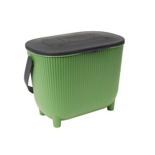 Poubelle à compost - EDA - 31.5 x 21.7 x 25 cm - 10 L - Vert cactus