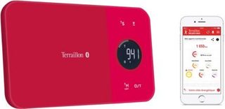Balance de cuisine électronique 5kg-1g rouge avec bluetooth Terraillon NUTRITAB CRANBERRY