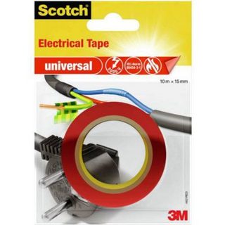 3M Scotch 4401RED ruban isolant PVC rouge 15 mm x 10 m