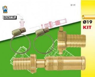 Boutté Kit d'arrosage 3 pièces pour tuyau D.19