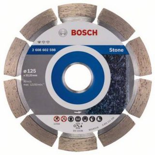 Disque à tronçonner diamanté Professional for Stone, 125 x 22,23 x 1,6 x 10 mm