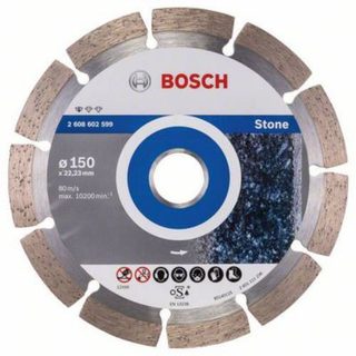 Disque à tronçonner diamanté Professional Bosch 150 mm pour Pierre - 2608602599