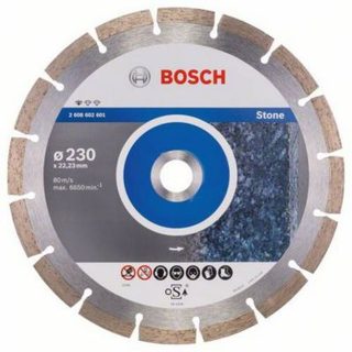 Disque à tronçonner diamanté 230x22,23x10mm - BOSCH - 2608602601