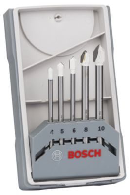 Bosch Foret cylindrique céramique 4 / 5 / 6 / 8 / 10 mm