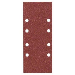 Papier abrasif perforé pour ponceuse vibrante 93 x 230 mm - grain 80, lot de 25.