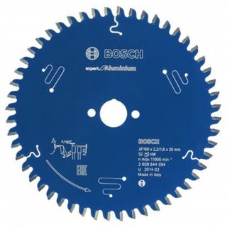 Lame scie circulaire Expert Alu 160x20x2,2/1,6 mm 52 dents - 2608644094
