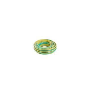 Fil 2,5mm² H07VU vert/jaune couronne 10m