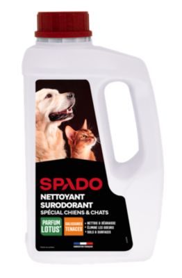 Nettoyant désinfectant désodorisant spécial chiens et chats Crésyl Spado 1L