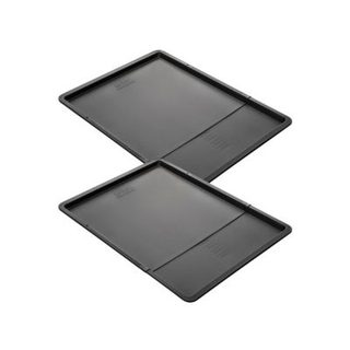 Ensemble de 2 Plaques à pâtisserie extensible de 37 à 52 x 33 cm Zenker Black Metallic