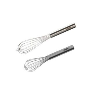 Lot de 2 fouets de cuisine ou de pâtisserie en inox 25 cm et 30 cm FM Professional Pâtisserie