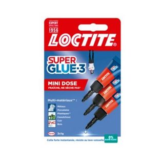 Loctite Liquide dose SG-3P 1g 3 pièces