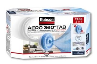 Absorbeur d'humidité AERO 360° Tab Rubson 4 recharges
