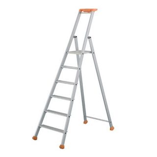 Escabeau 6 marches - Hauteur de travail max. 3,32m - 2370006