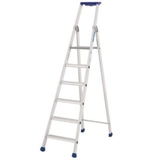 Marchepied Maxibat en aluminium, 6 marches, hauteur 2,19 m
