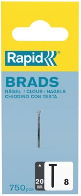 Pointes Rapid n°8 20 mm Acier galvanisé haute résistance