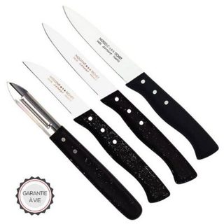 Coffret de 3 couteaux et un éplucheur Nogent 3 Etoiles 00087V expert affidenté
