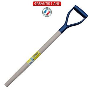 Outils Perrin Manche poignée en D 0,75 m pour pelle alu rendement